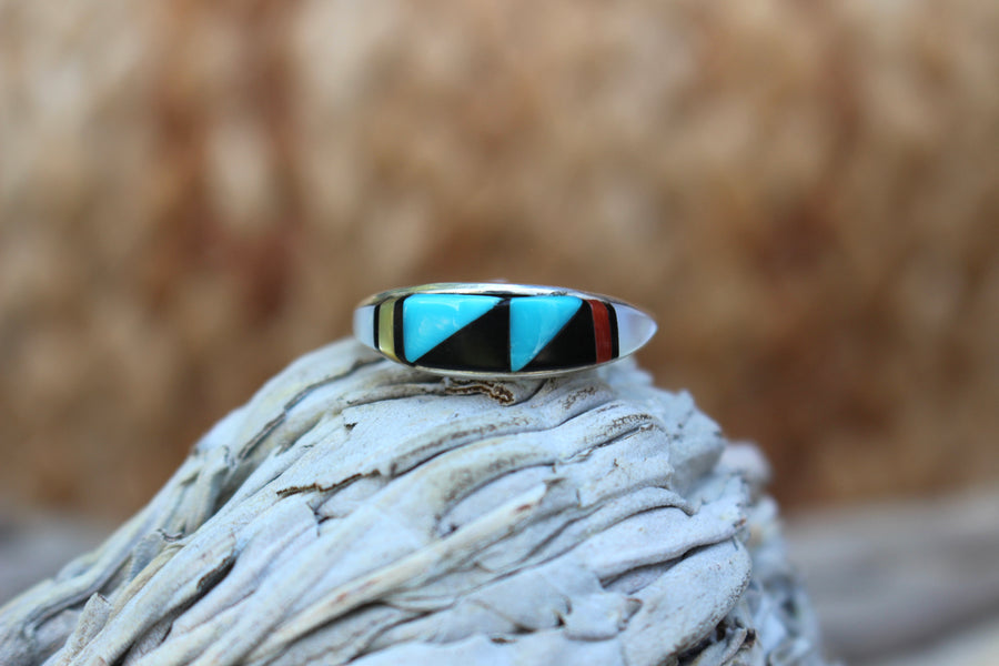 Inlay Peaks Ring