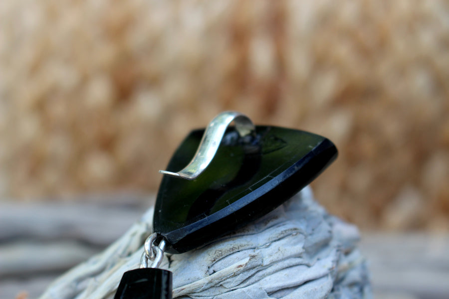 Kewa Inlay Drop Pendant