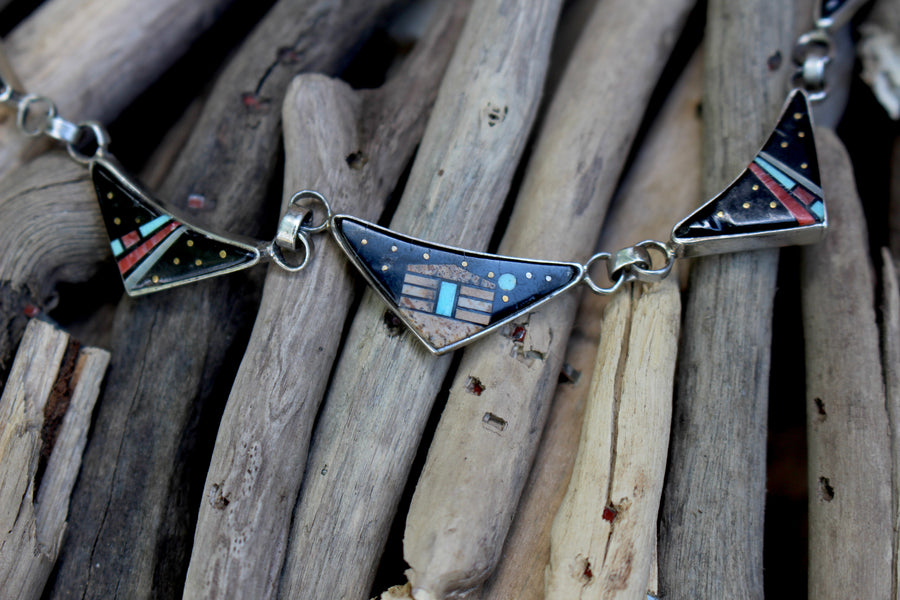 Inlay Story Necklace