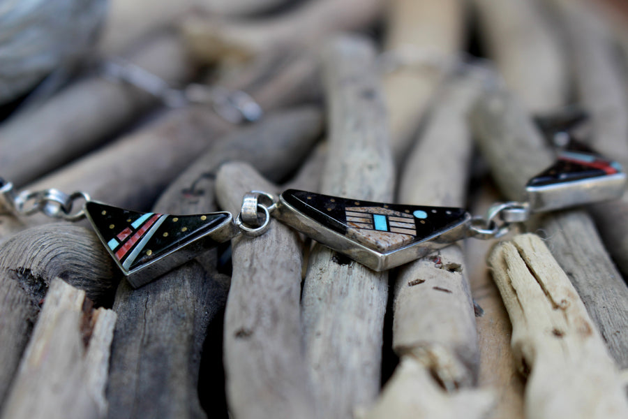 Inlay Story Necklace