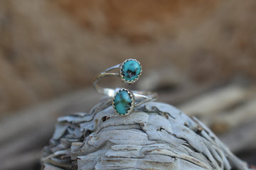 Turquoise Nugget Wrap Ring