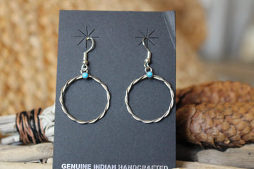 Twisted Hoop Earrings