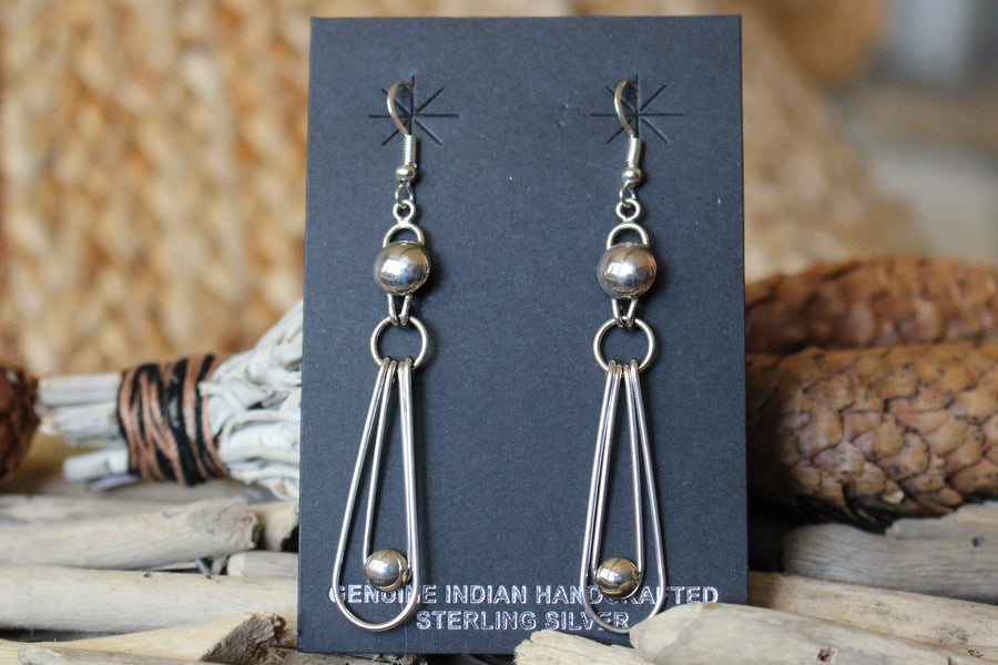 Sterling Swirl Earrings