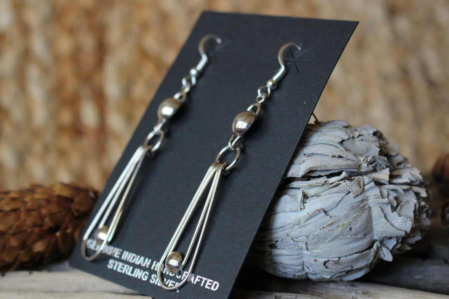 Sterling Swirl Earrings