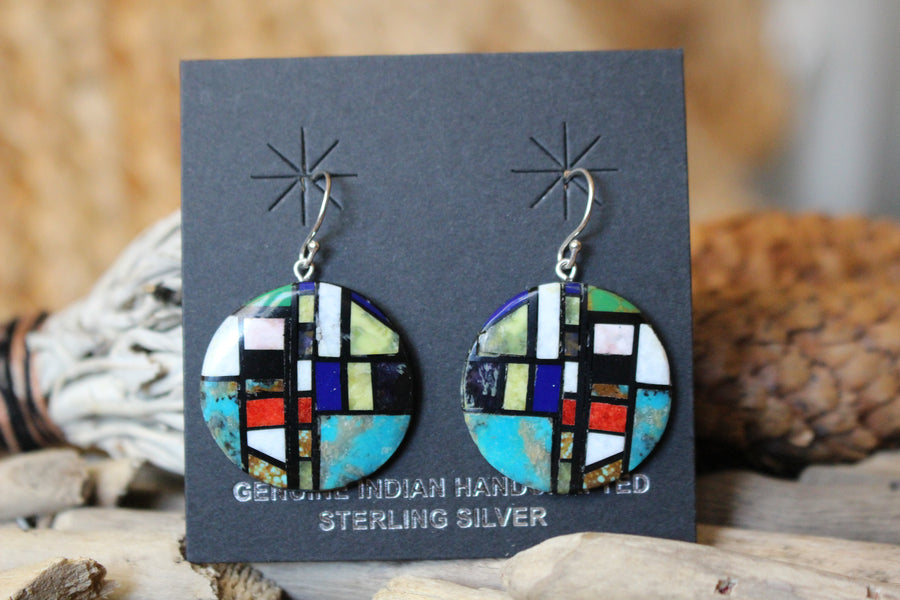 Onyx Pueblo Earrings