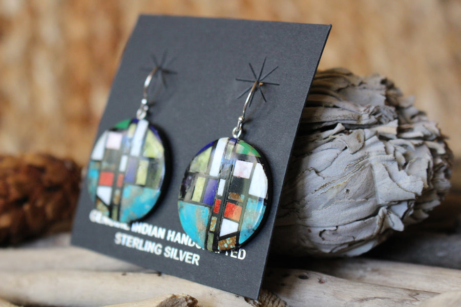 Onyx Pueblo Earrings