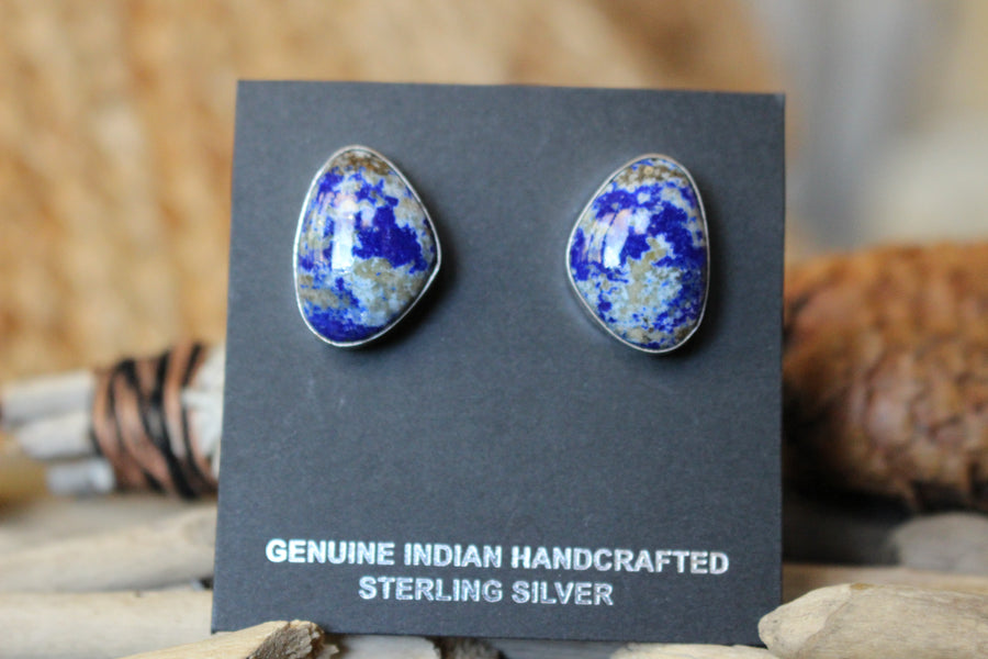 Lapis Point  Earrings