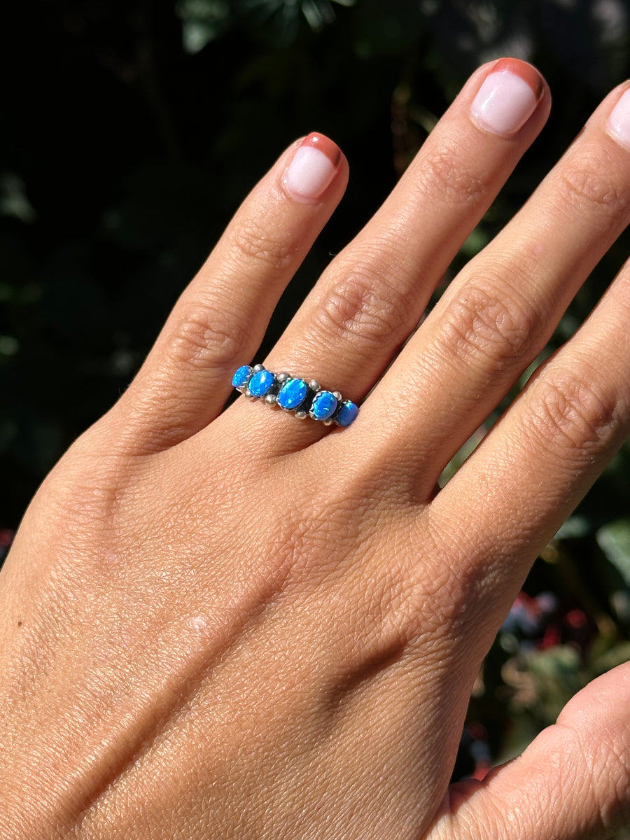 Blue Opal Skies Ring