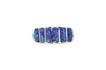 Purple Opal Rain Ring