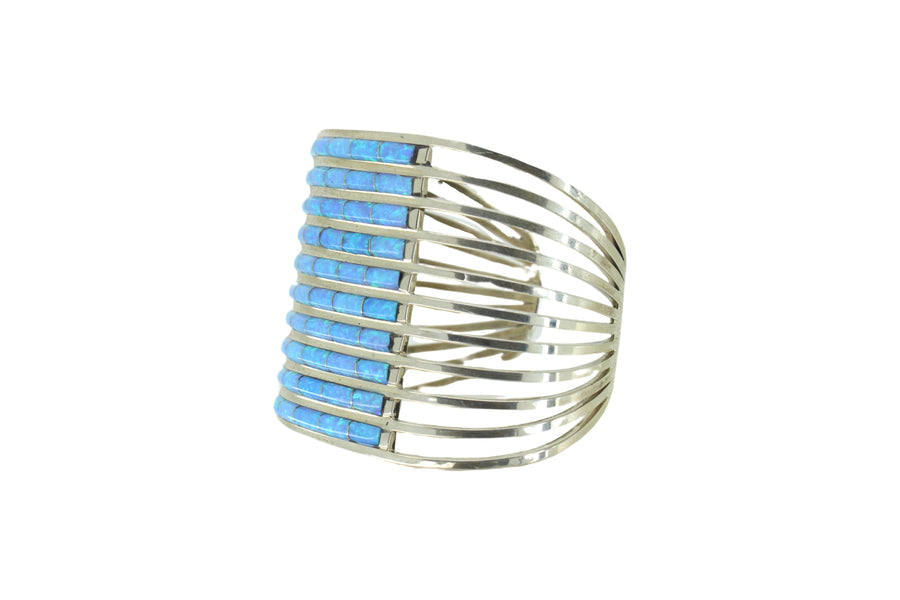 Blue Opal Tier Bracelet