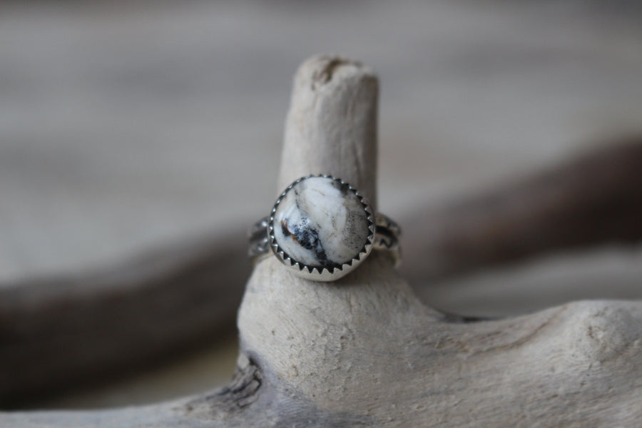 White Buffalo Sage Ring