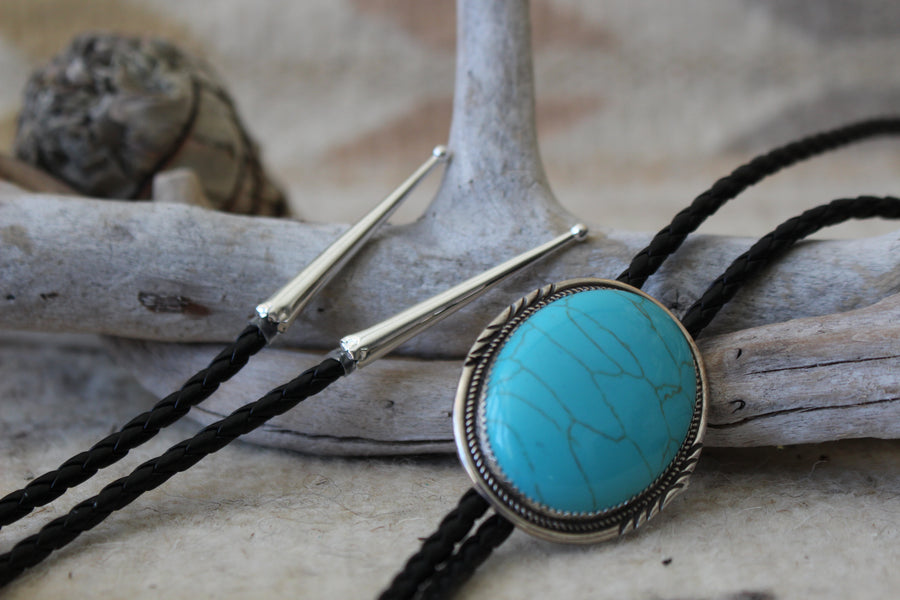 Turquoise Desert  Bolo Tie