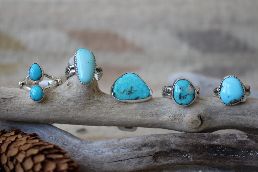 Double Turquoise Ring