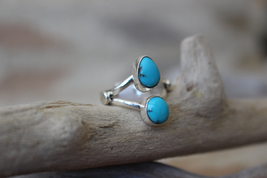 Double Turquoise Ring