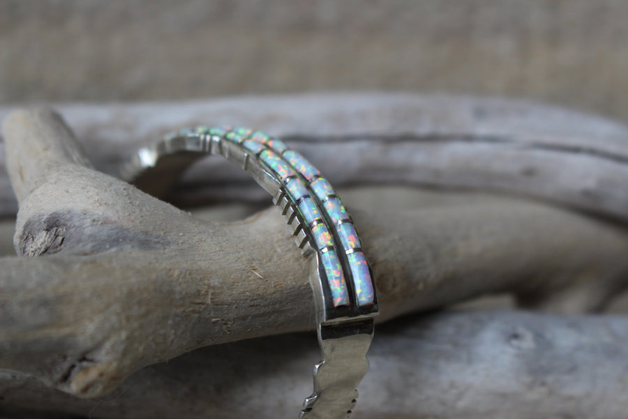 White Opal Wind Bracelet