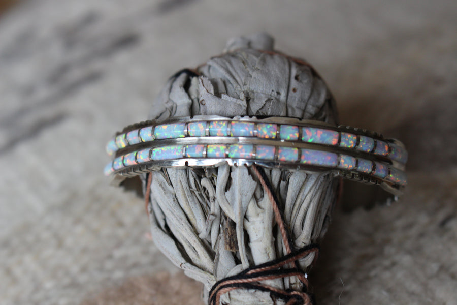 White Opal Wind Bracelet