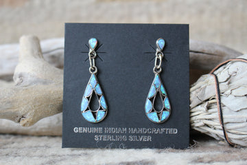 Blue Opal Sunshine Earrings