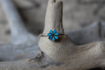 Turquoise Daisy Ring
