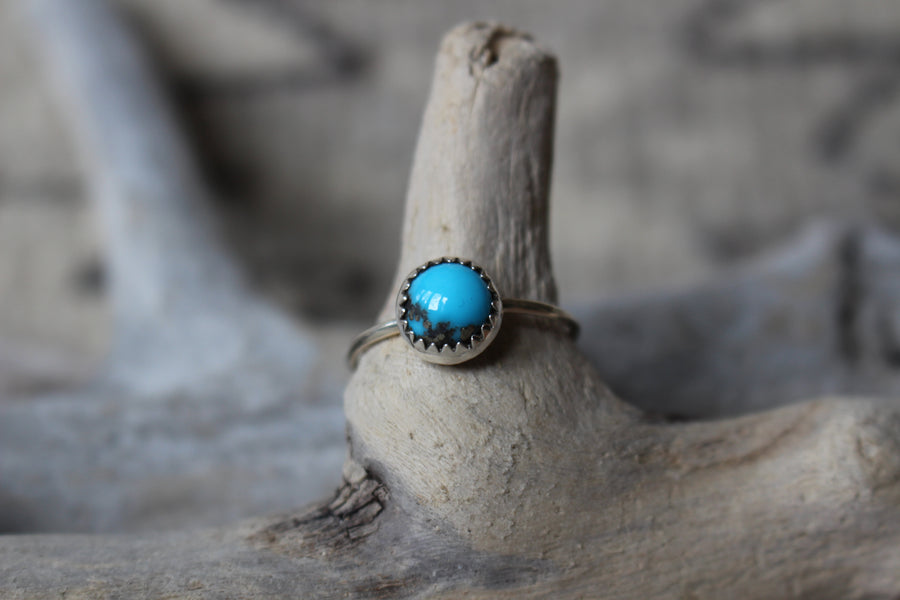 Round Turquoise Sky  Ring