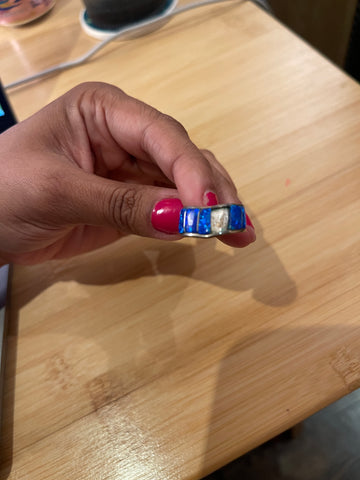 Blue Opal Ring Repair