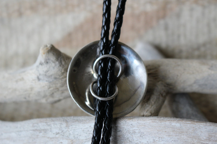 Sterling Thunder Bolo Tie
