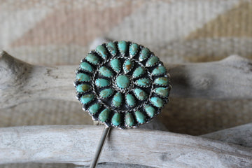 Turquoise Cluster Hair Pin