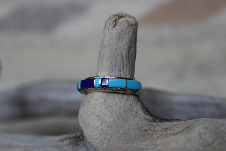 Lapis and Turquoise Ring