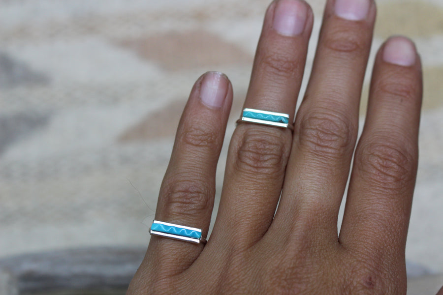 Turquoise Bar Ring