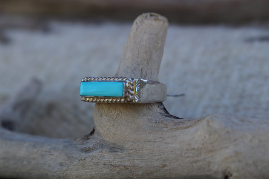 Turquoise Bar Ring