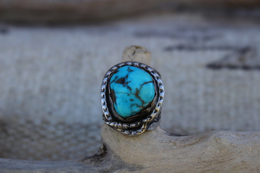 Turquoise Snake Ring