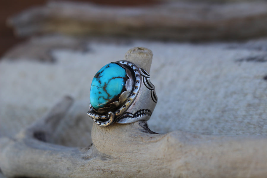 Turquoise Snake Ring