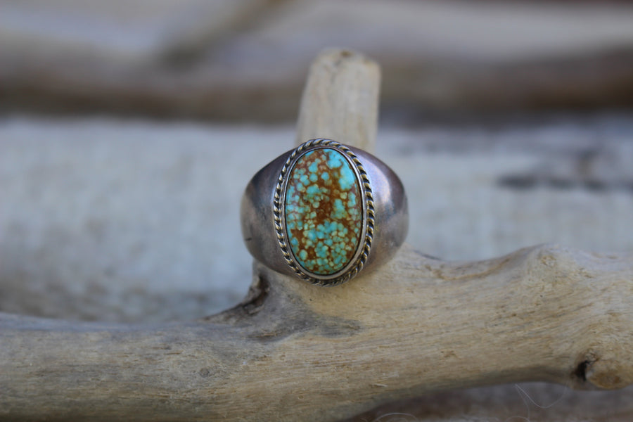 Twisted Turquoise Ring