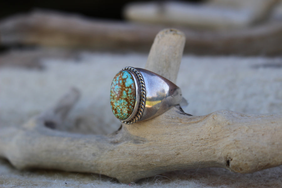 Twisted Turquoise Ring