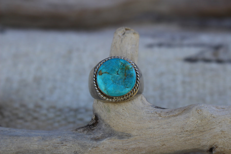 Turquoise Rock Ring