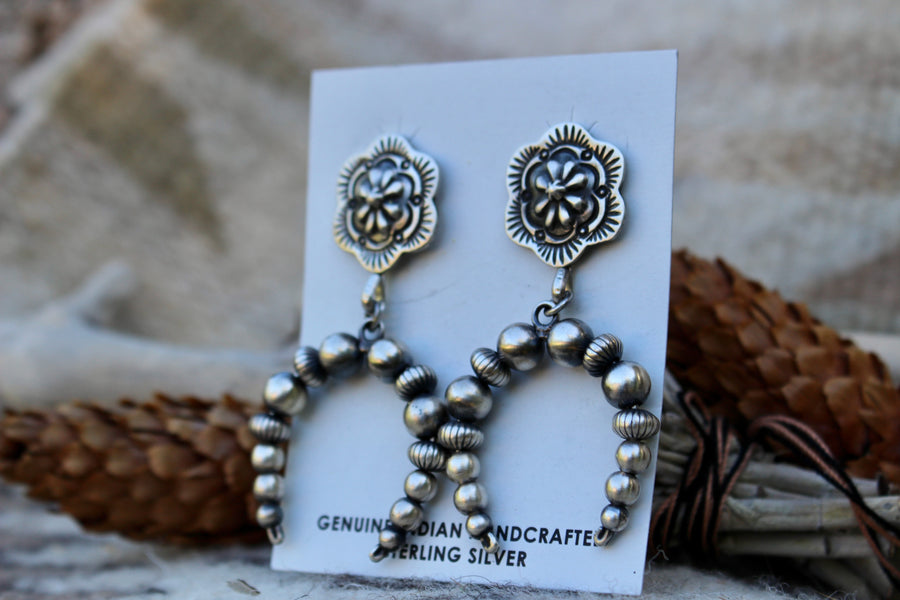 Sterling Naja Earrings