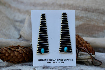 Turquoise Thunder Earrings