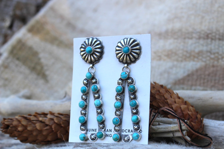 Turquoise Dottie Earrings