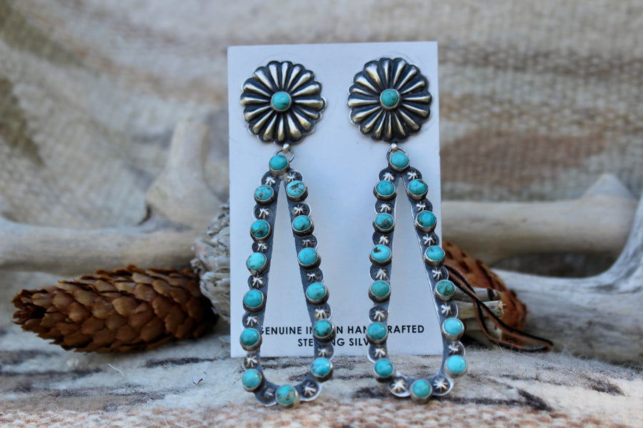 Turquoise Water Earrings