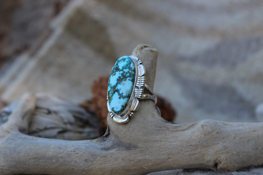 Golden Turquoise Ring