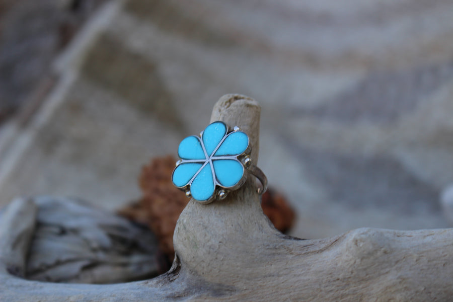 Turquoise Bloom Ring