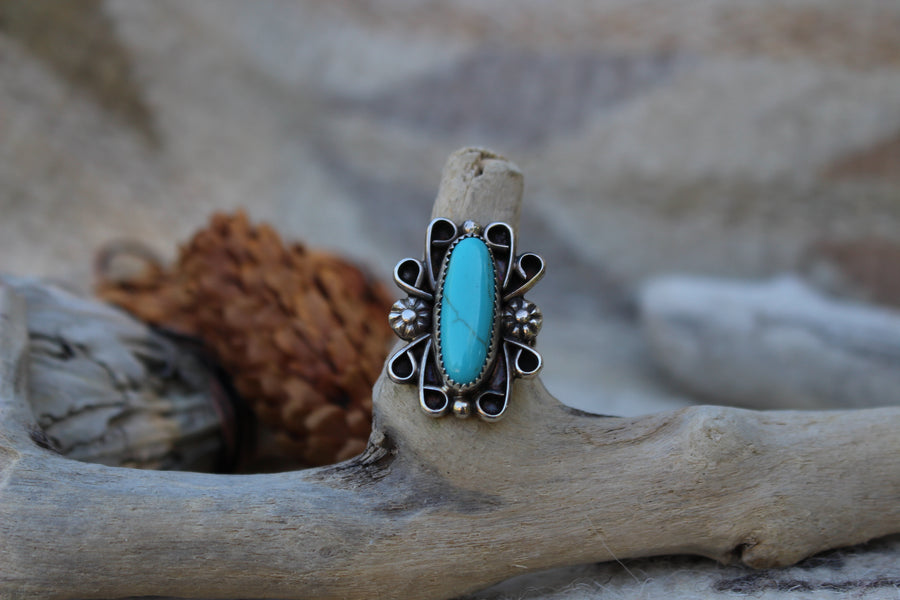 Turquoise Star Ring