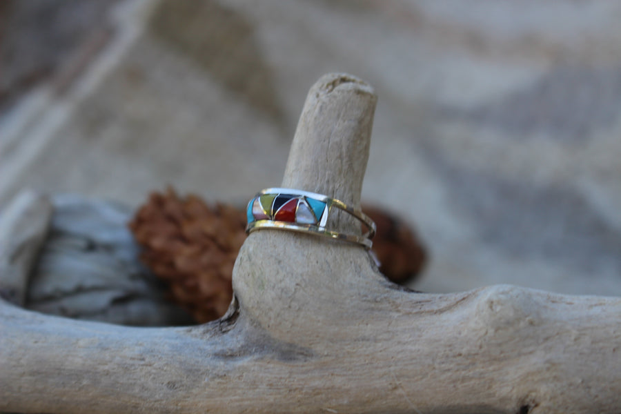 Multi Stone Hills Ring