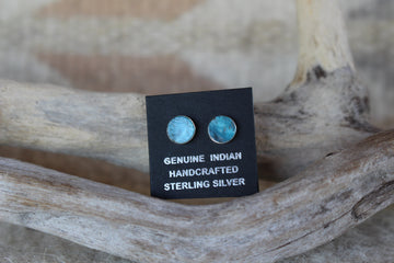 Round Turquoise Studs