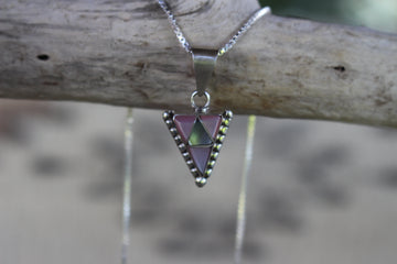 Pink Shell Arrow Pendant