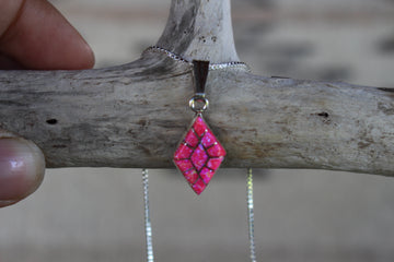 Hot Pink Diamonds Pendant