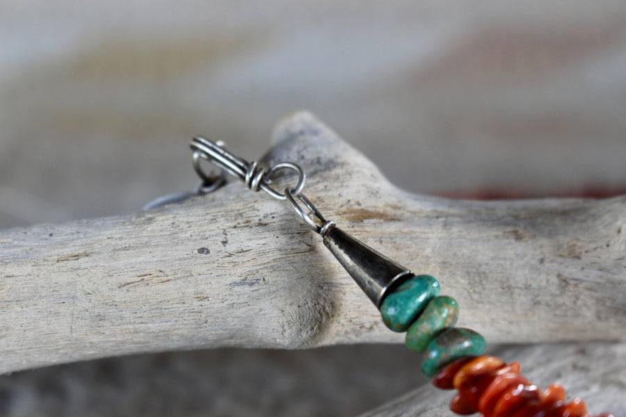 Spiny Oyster Nugget Necklace