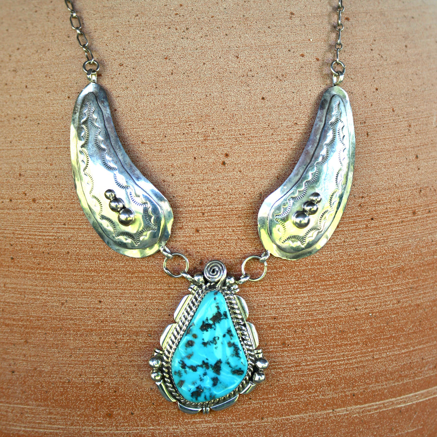 Turquoise Silver Necklace