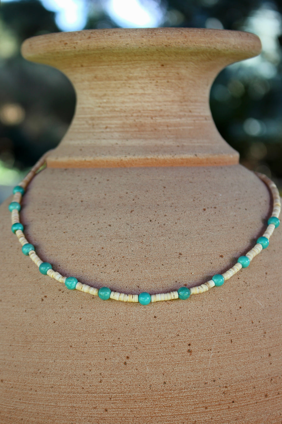 Turquoise and Heishe Necklace