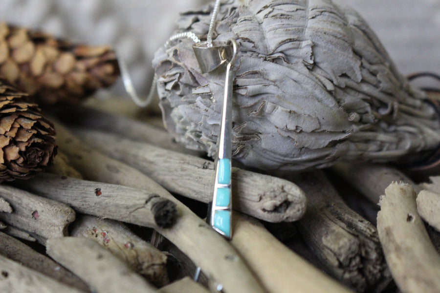 Sterling Turquoise Necklace