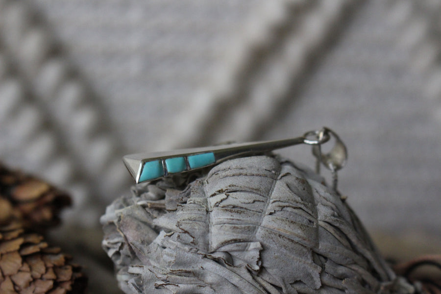 Sterling Turquoise Necklace